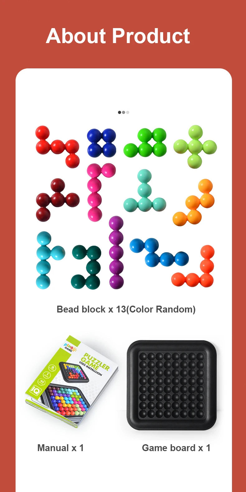IQ Puzzler Game Wisdom Magic Beads Children Board Game Education Learning Toys Logical Thinking Training Educational Agency 6+