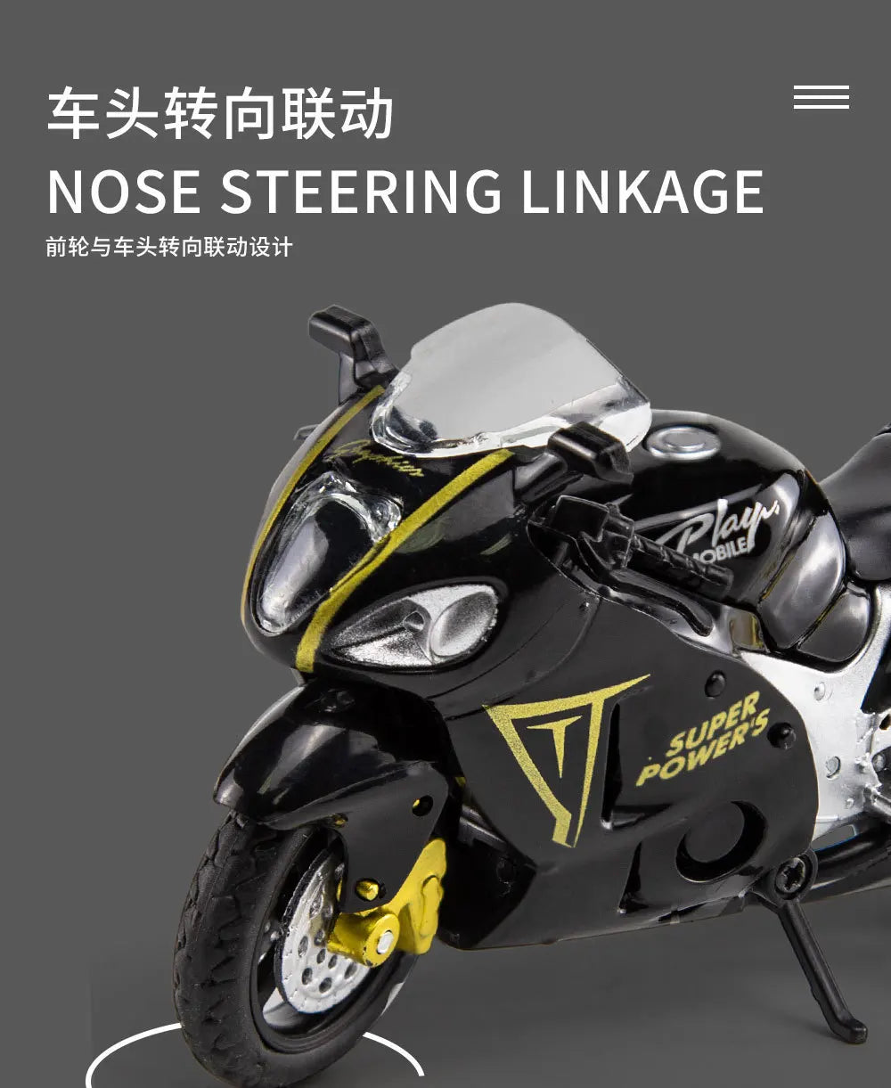 1:18 Yamaha R6 Motorcycle High Simulation Diecast Metal Alloy Model car Collection Kids Toy Gifts M21