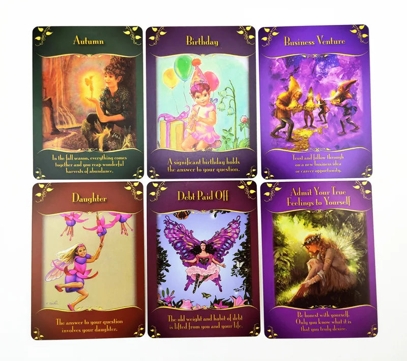 500styles Oracle Tarot Cards Guidance Divination Fate Oracle Party Deck Board Game PDF Instructions